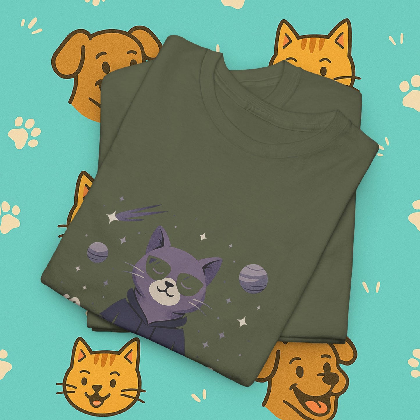 My Guide Has Whiskers- Unisex T-Shirt