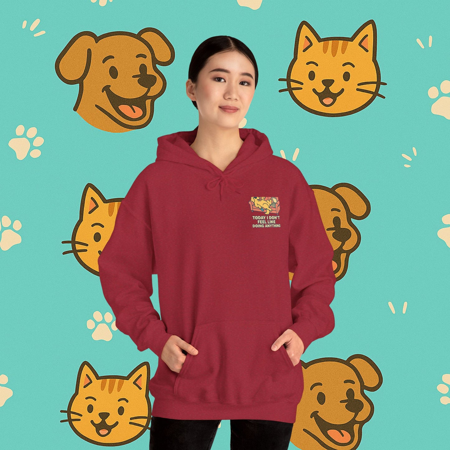 The Lazy Dog- Unisex Hoodie