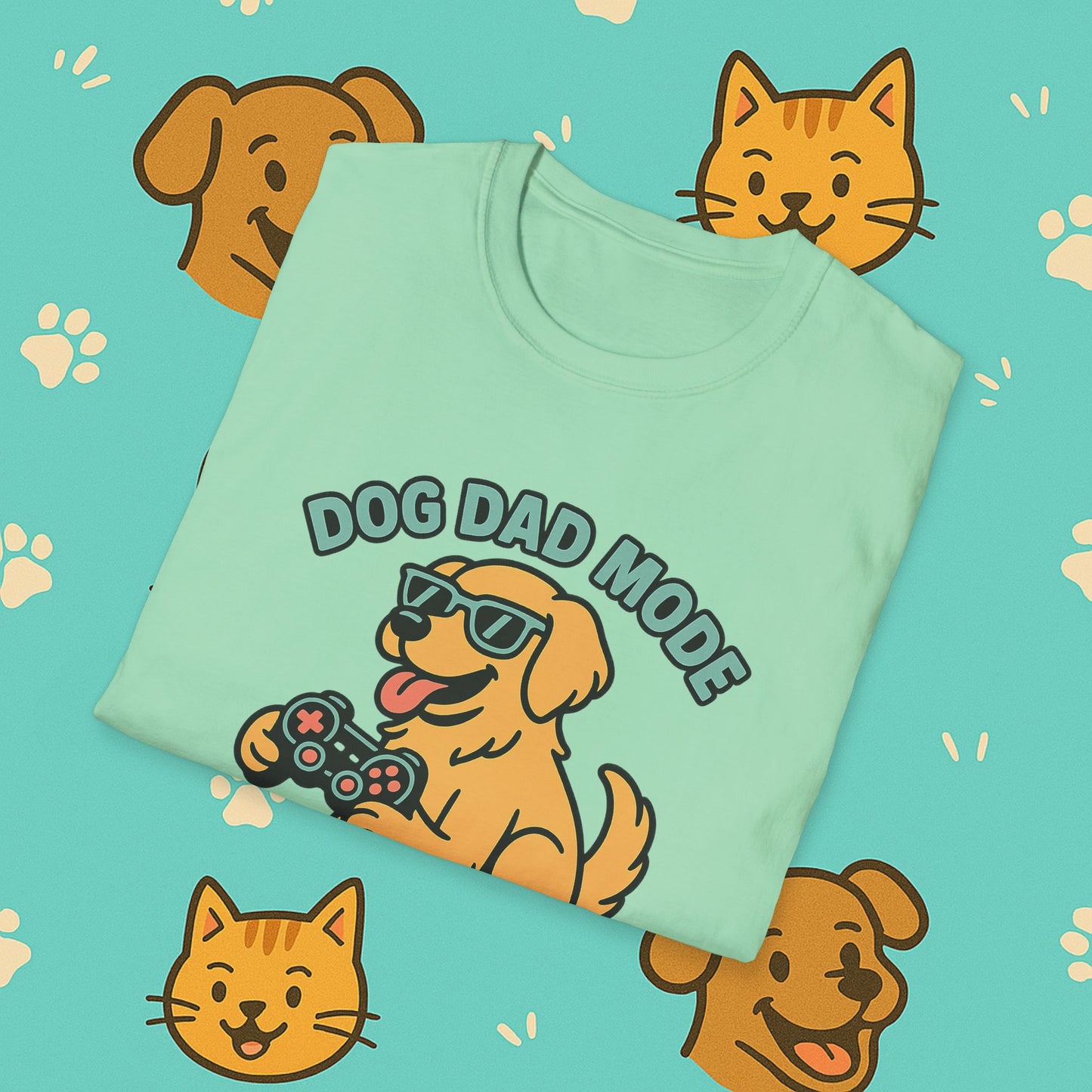 Dog Dad Mode: Activated t-shirt