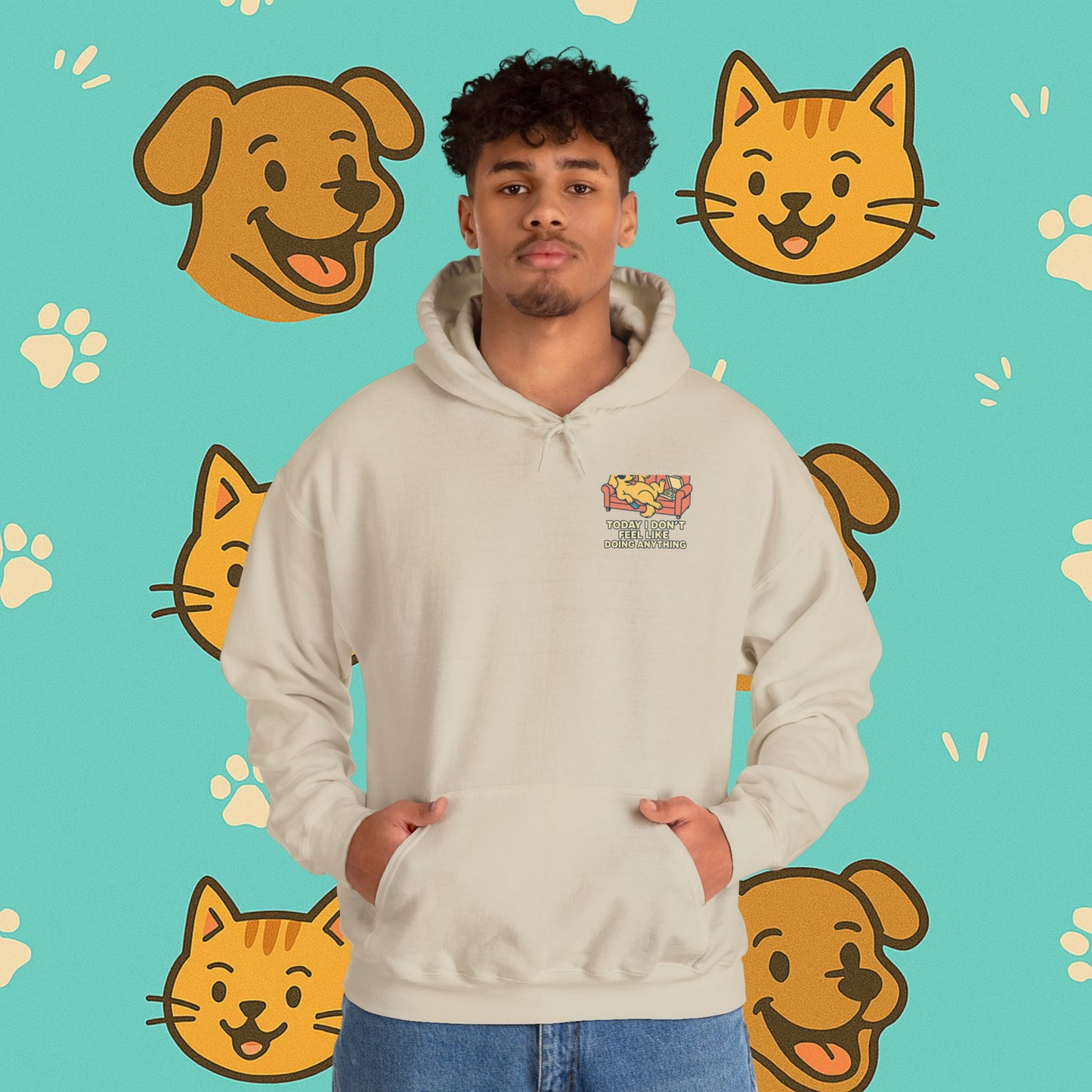 The Lazy Dog- Unisex Hoodie