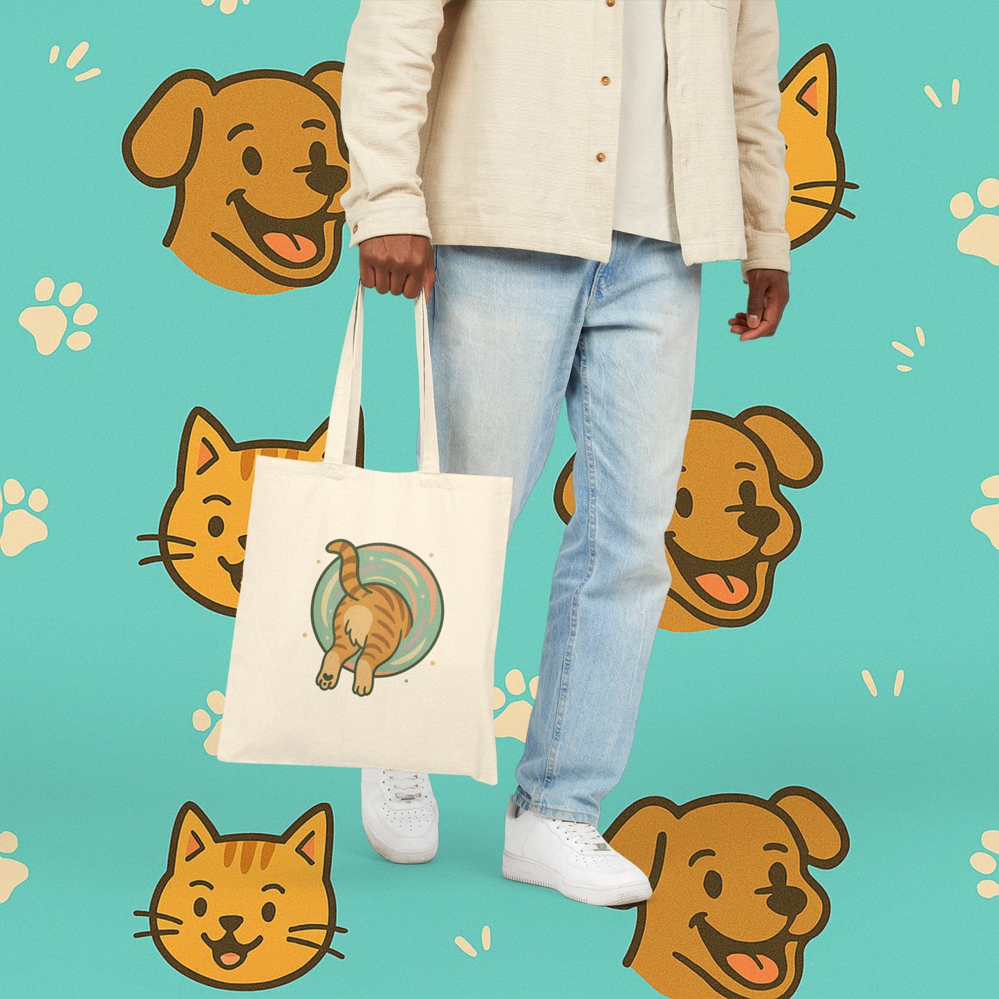 Portal Cat Tote Bag