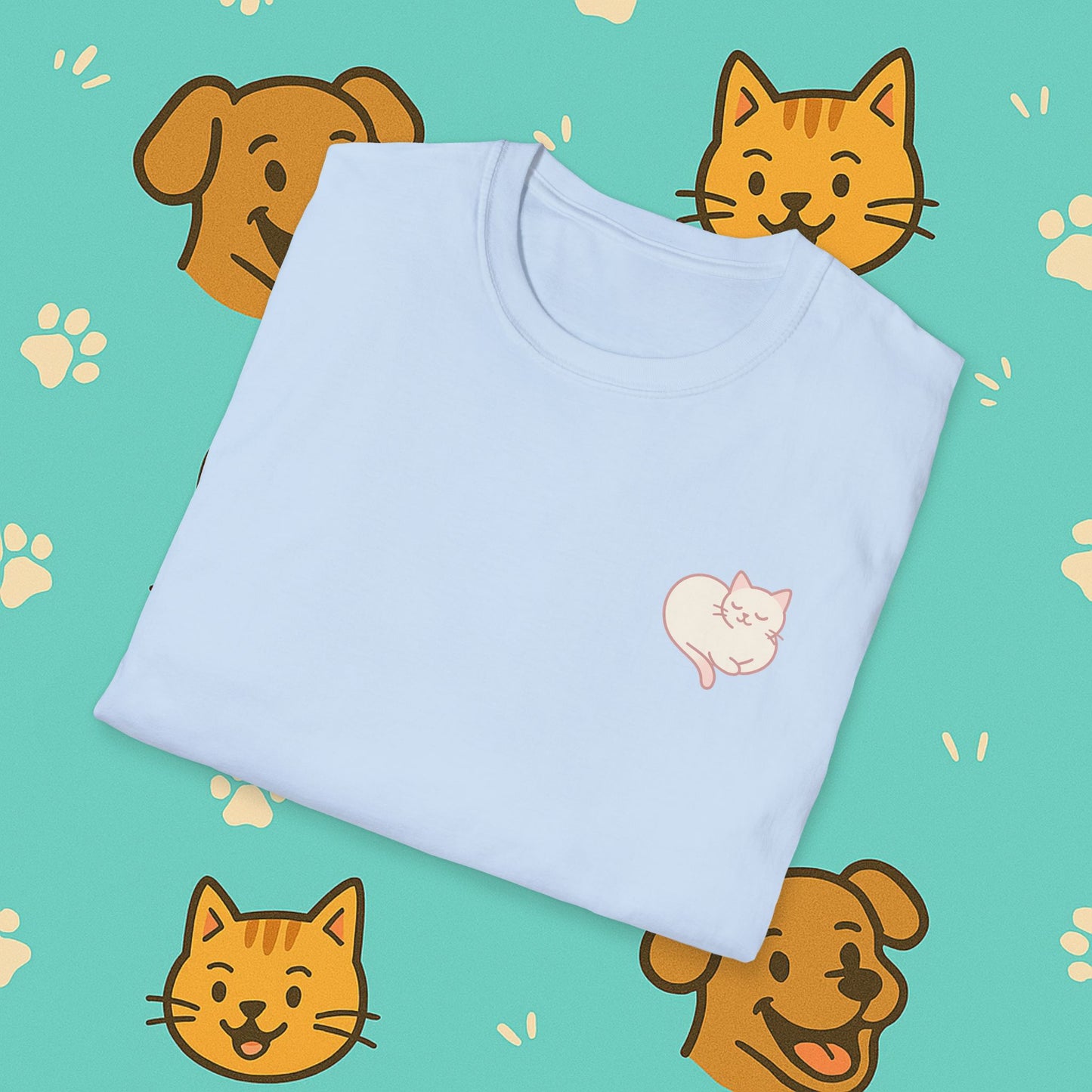 Peaceful Cat- Unisex T-Shirt