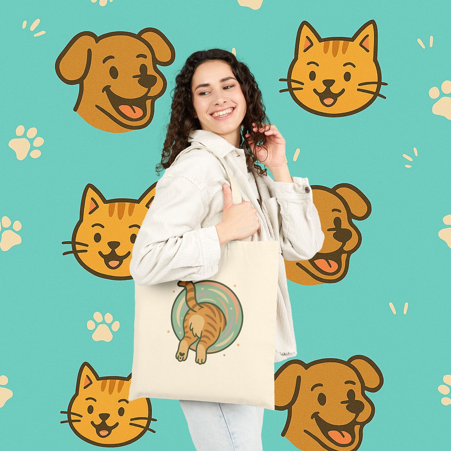 Portal Cat Tote Bag