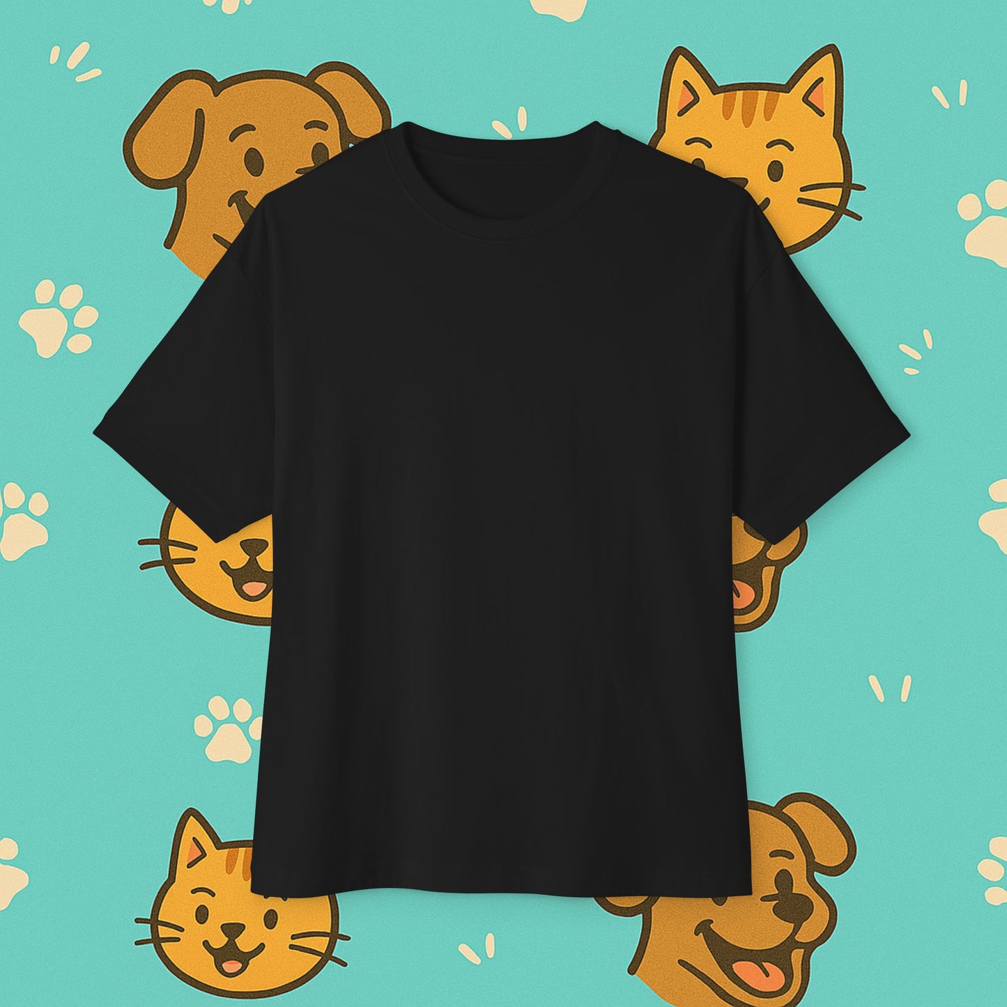My Cat Told Me To Wear This Oversized Shirt- Unisex Oversized T-Shirt