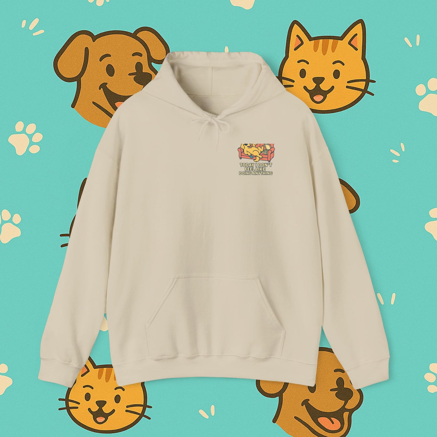 The Lazy Dog- Unisex Hoodie