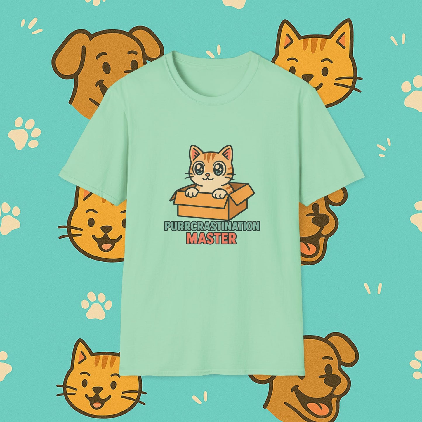 Purrcrastination Master- Unisex T-Shirt
