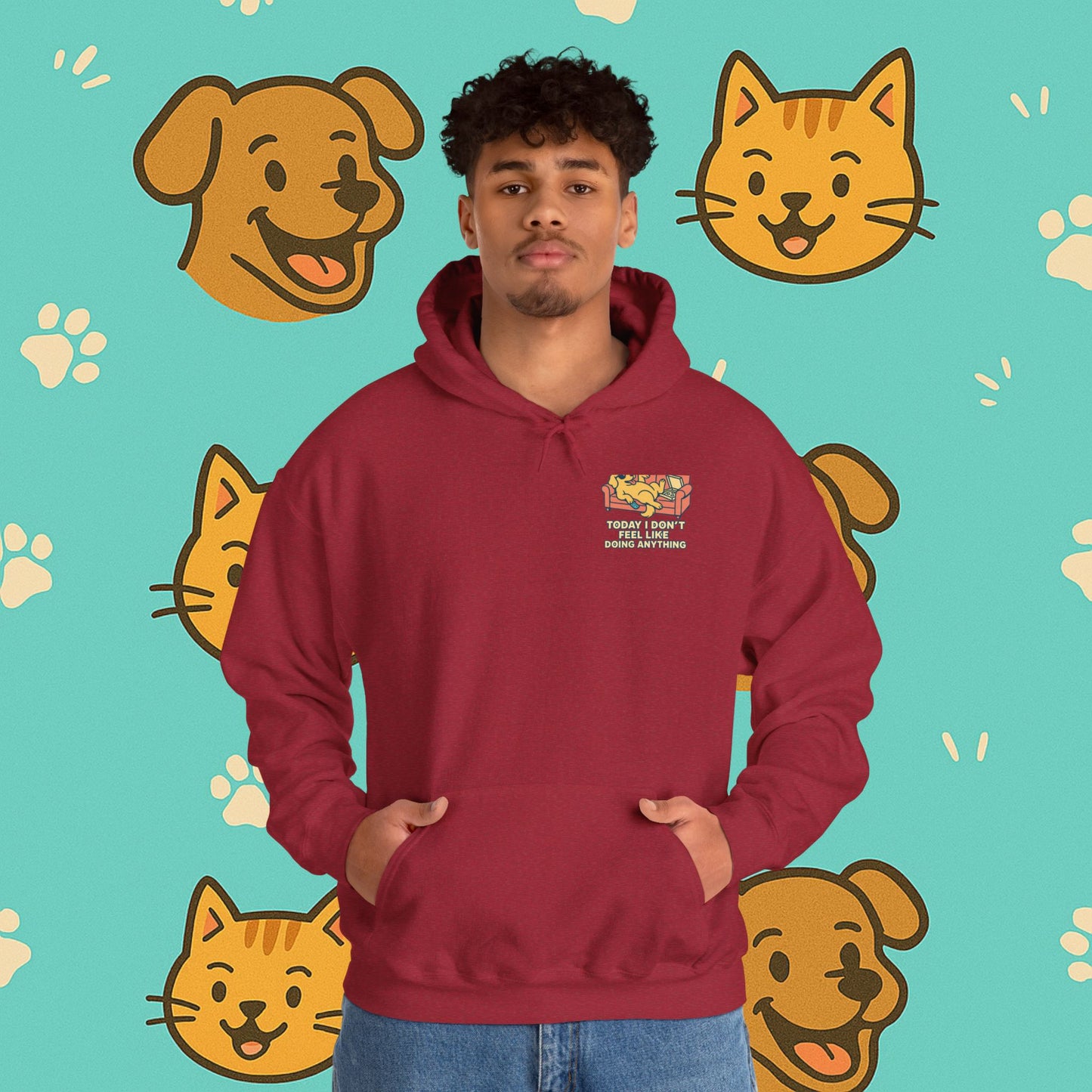 The Lazy Dog- Unisex Hoodie