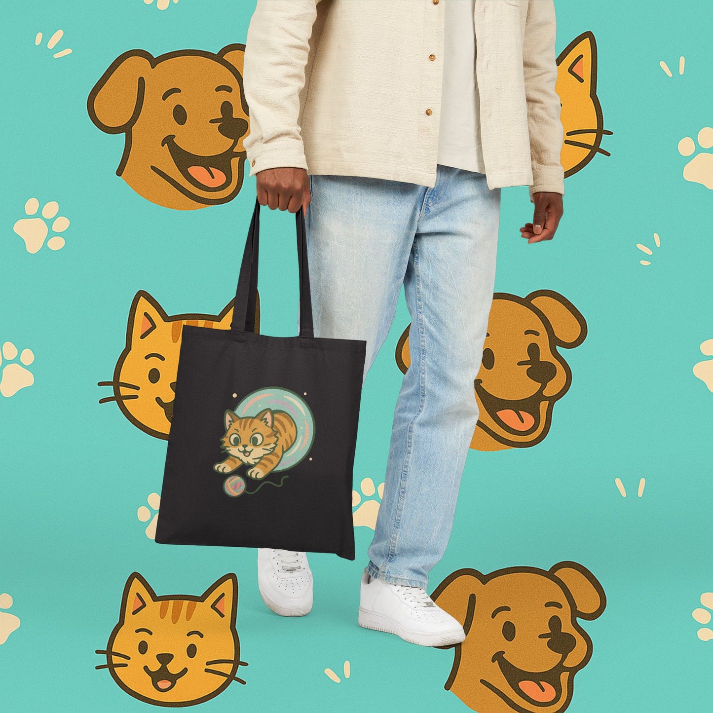 Portal Cat Tote Bag