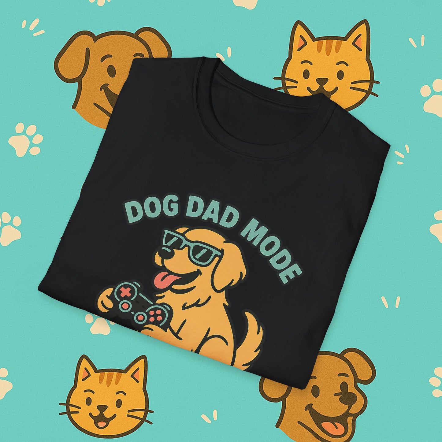 Dog Dad Mode: Activated t-shirt