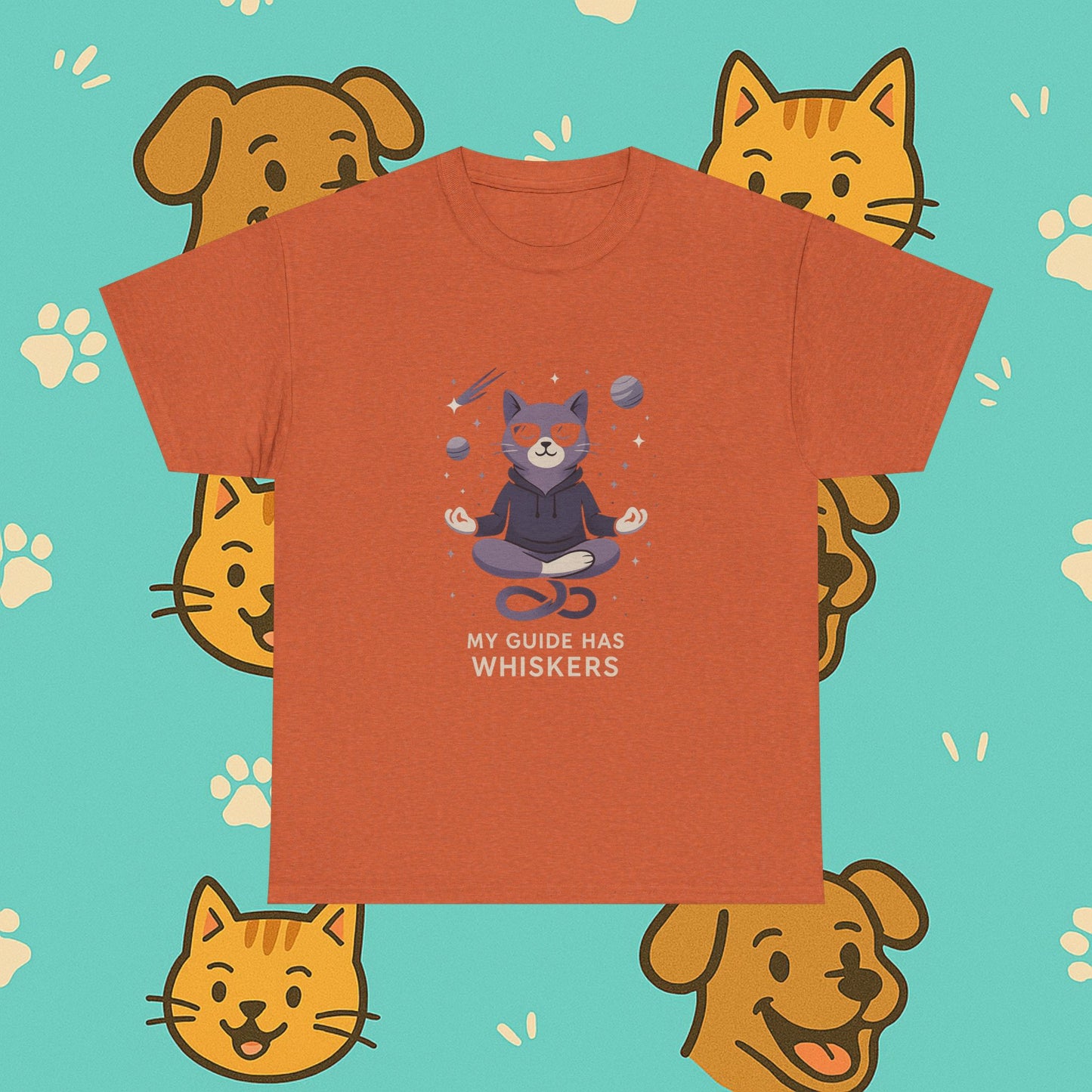 My Guide Has Whiskers- Unisex T-Shirt