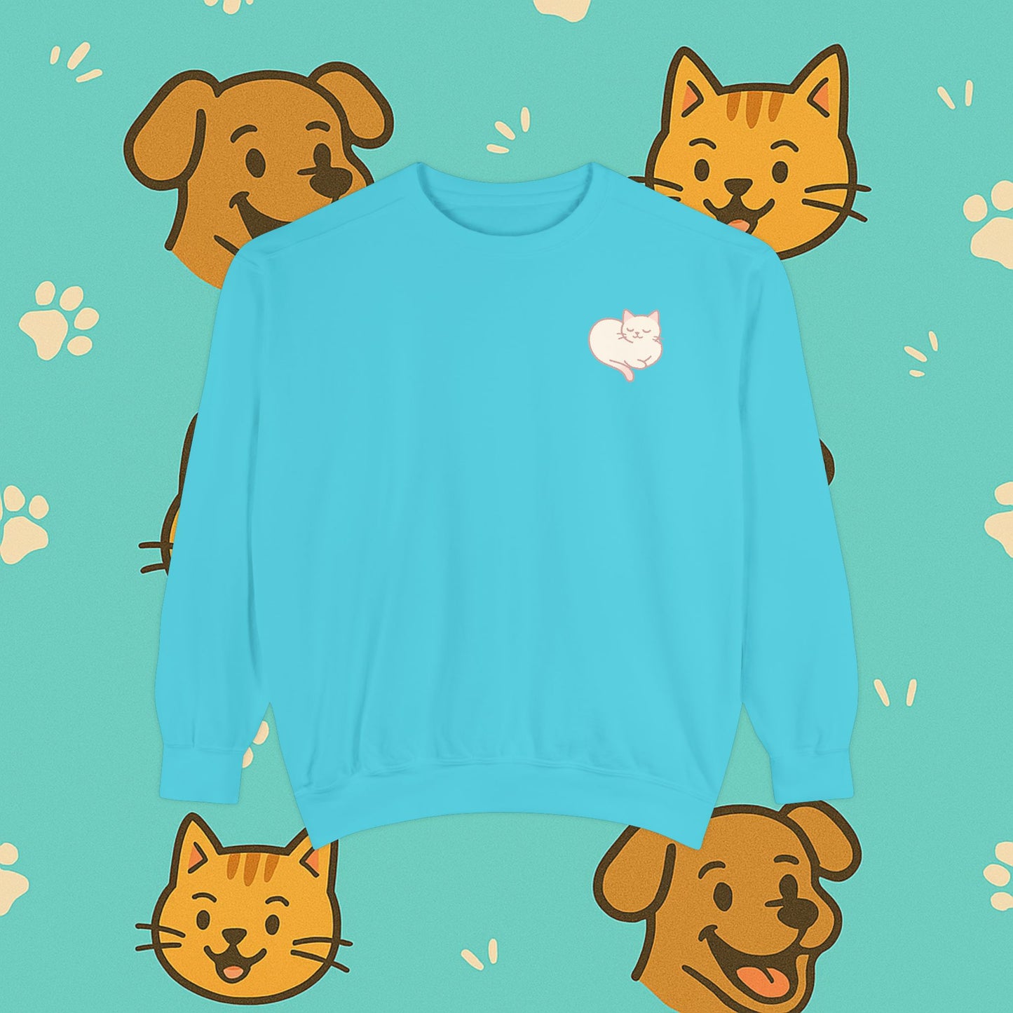 Peaceful Cat- Unisex Sweatshirt