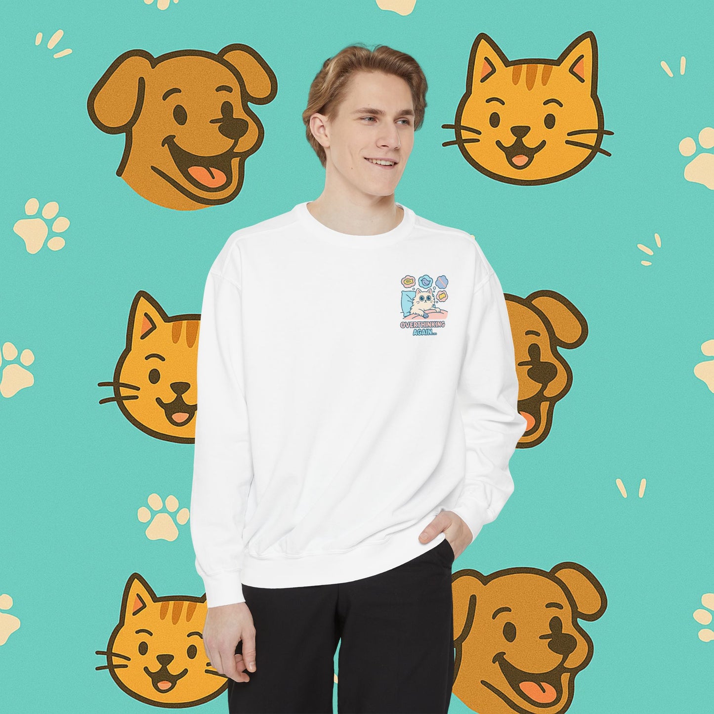 Overthinking Again...- Unisex Sweatshirt