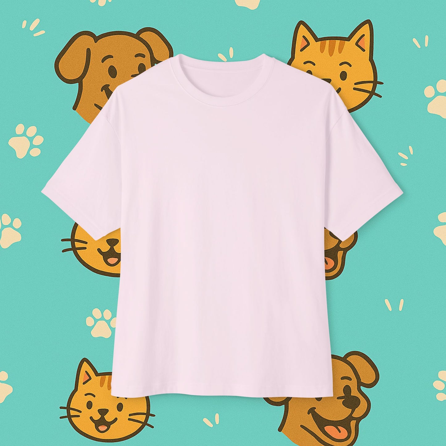 My Cat Told Me To Wear This Oversized Shirt- Unisex Oversized T-Shirt
