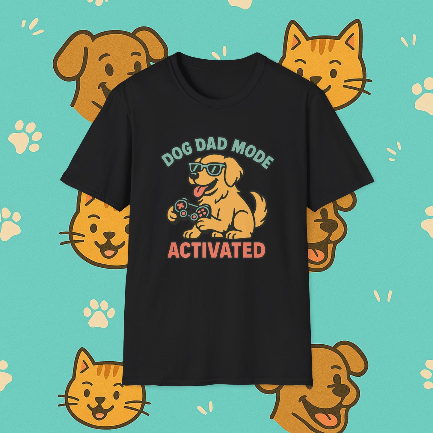 Dog Dad Mode: Activated t-shirt