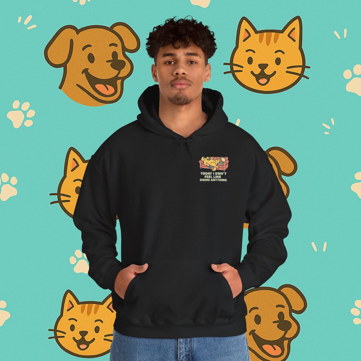 The Lazy Dog- Unisex Hoodie