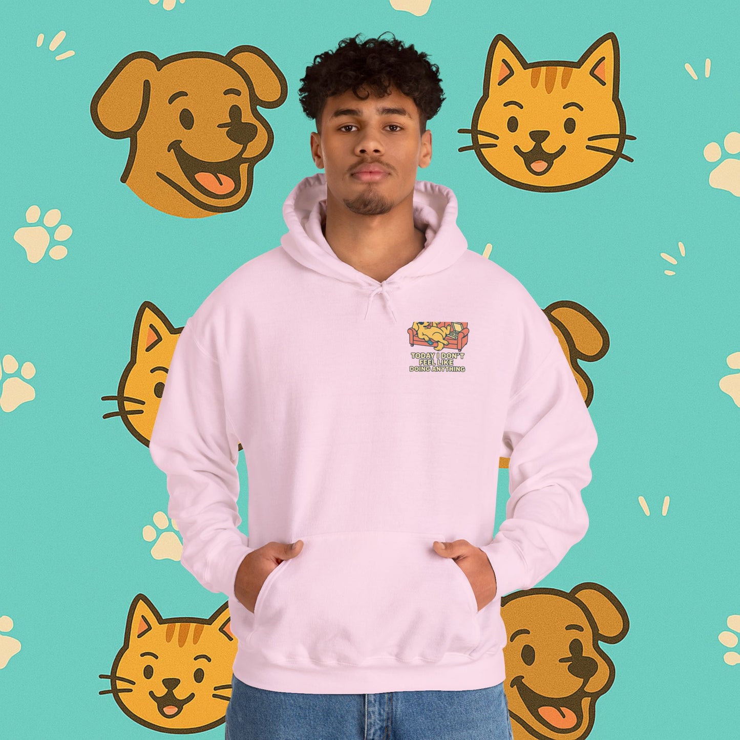 The Lazy Dog- Unisex Hoodie