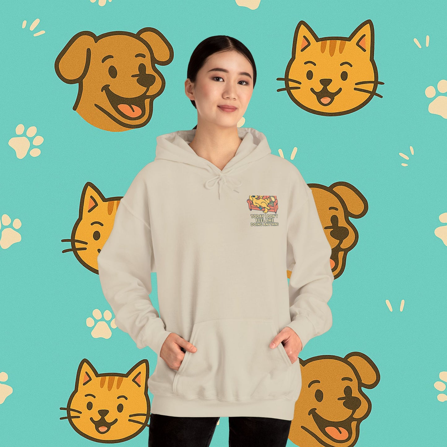 The Lazy Dog- Unisex Hoodie