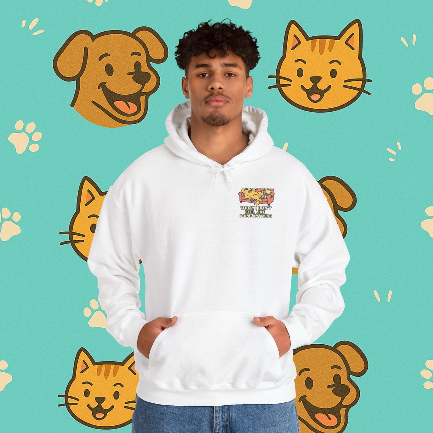 The Lazy Dog- Unisex Hoodie