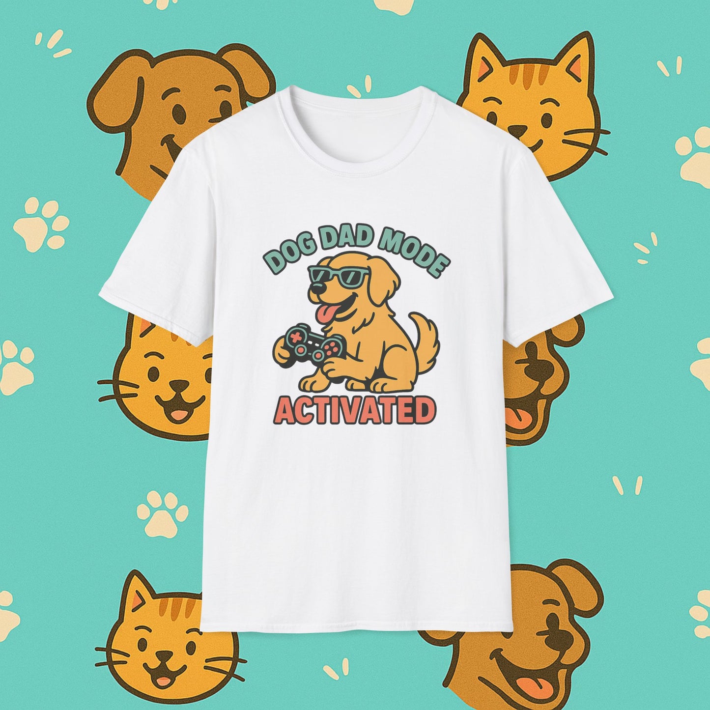 Dog Dad Mode: Activated t-shirt