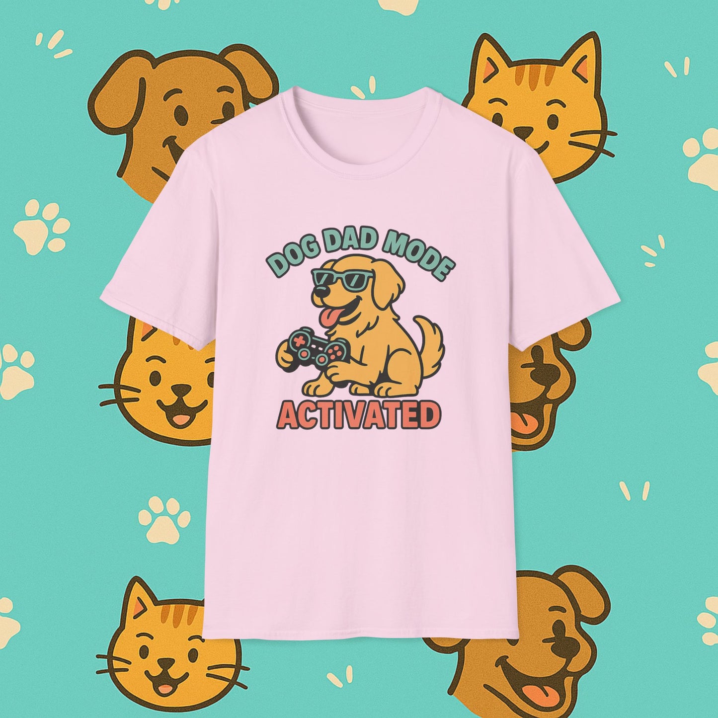 Dog Dad Mode: Activated t-shirt