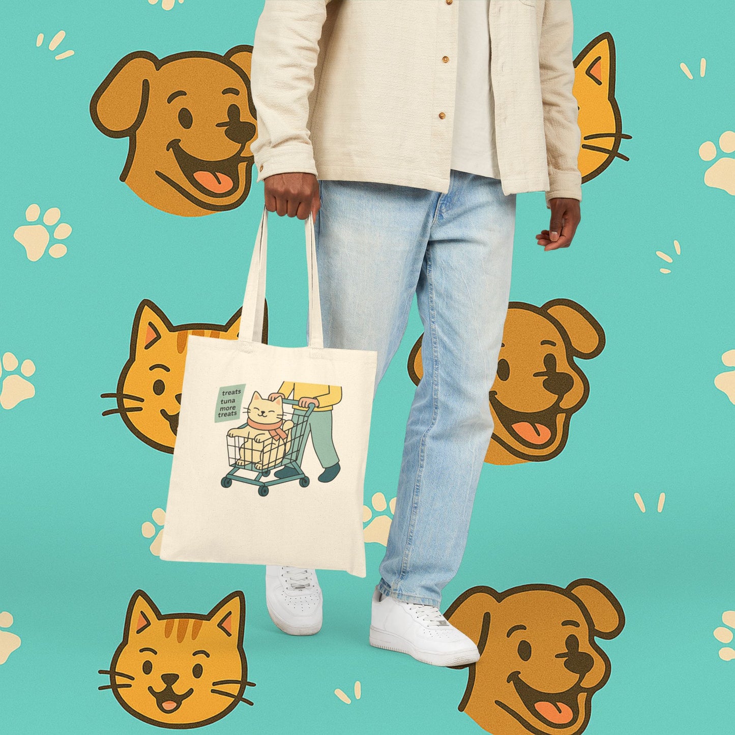 Treats & Tuna Tote Bag