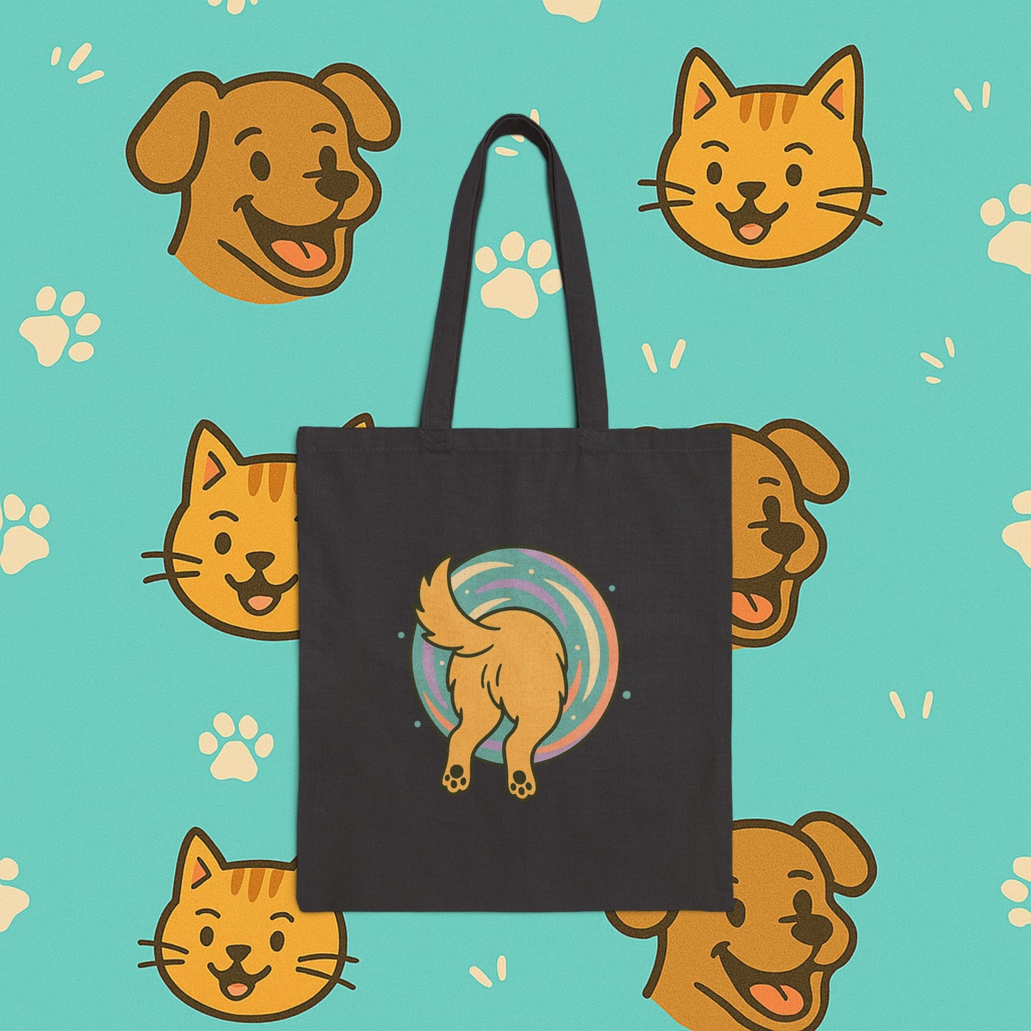 Portal Dog Tote Bag