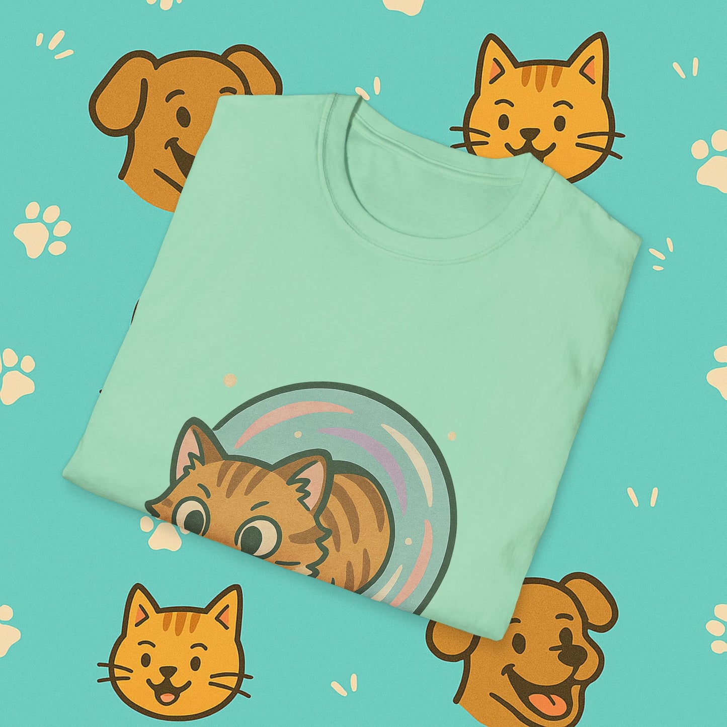Portal Cat- Unisex T-Shirt