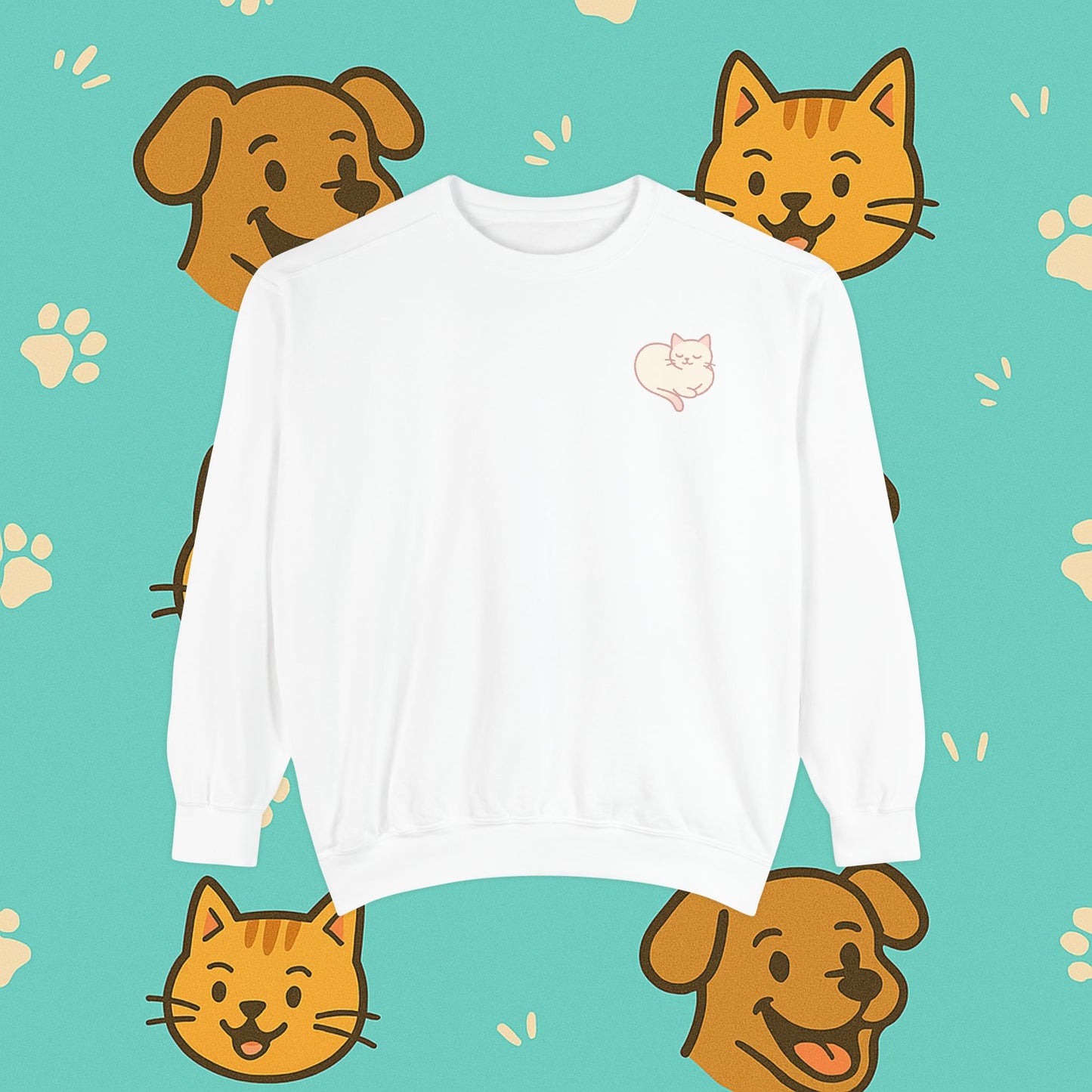 Peaceful Cat- Unisex Sweatshirt