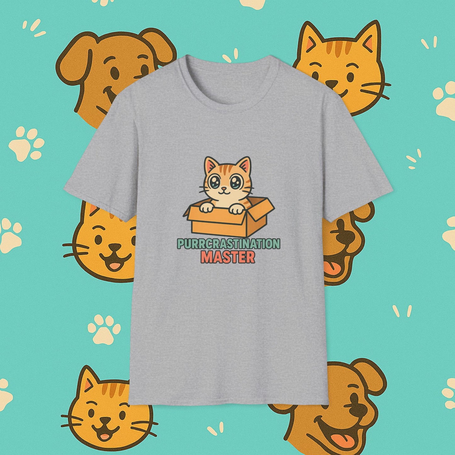 Purrcrastination Master- Unisex T-Shirt