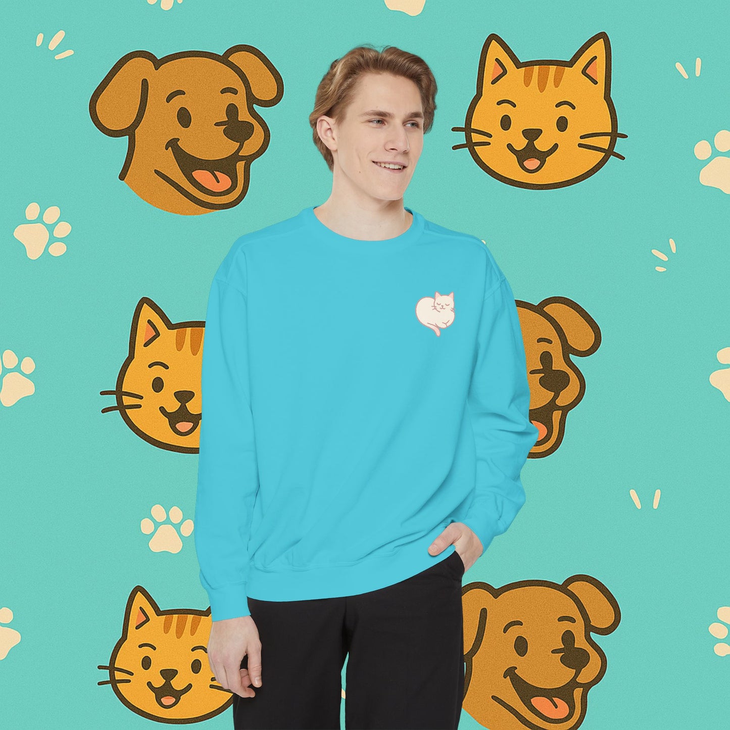 Peaceful Cat- Unisex Sweatshirt