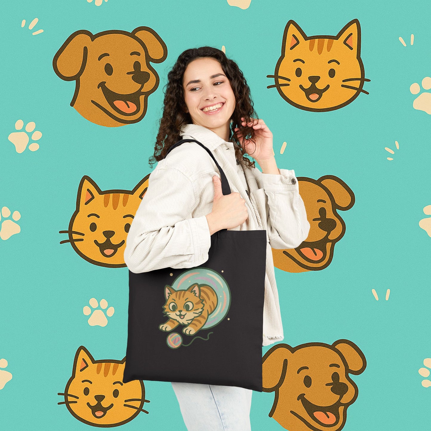 Portal Cat Tote Bag