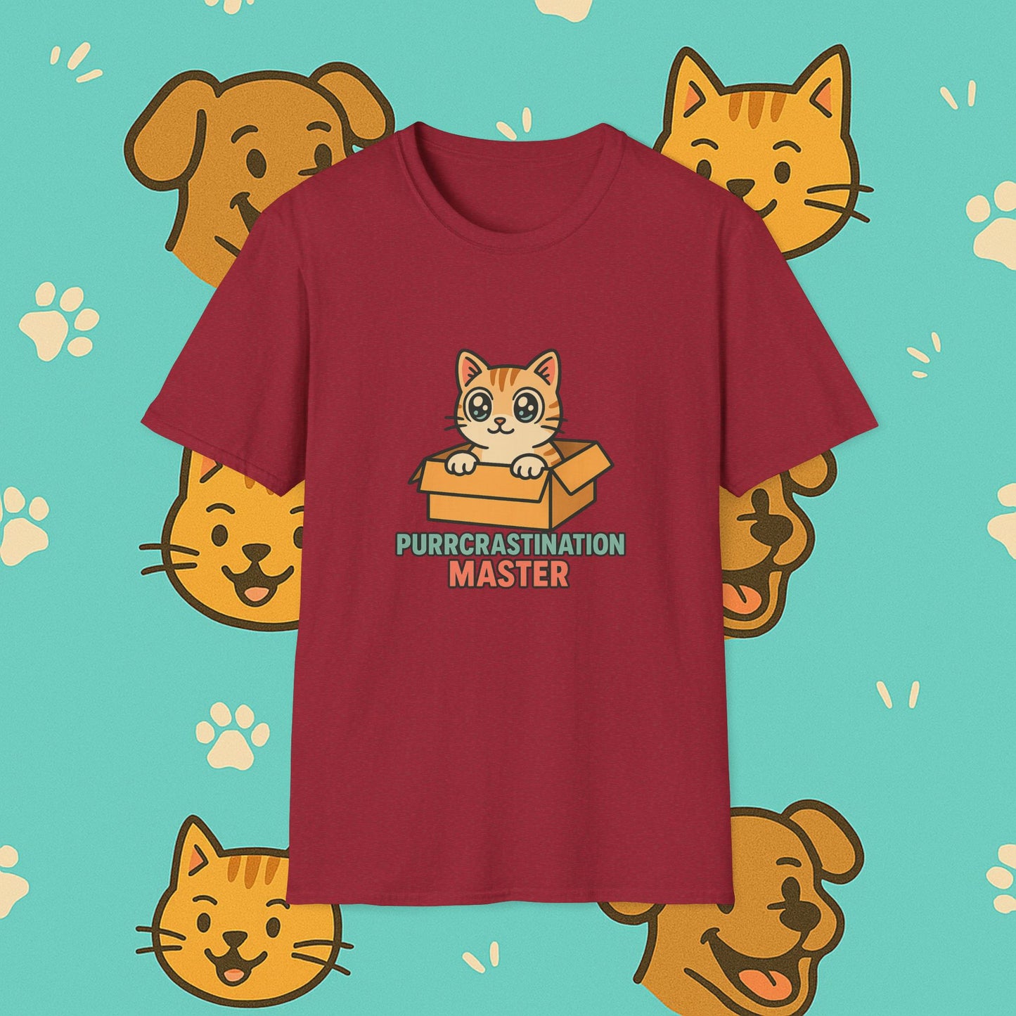 Purrcrastination Master- Unisex T-Shirt