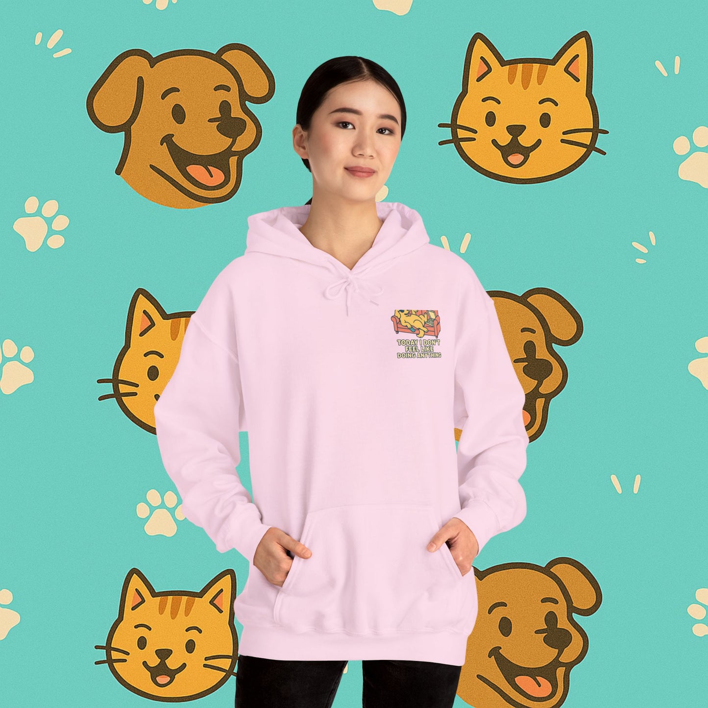 The Lazy Dog- Unisex Hoodie