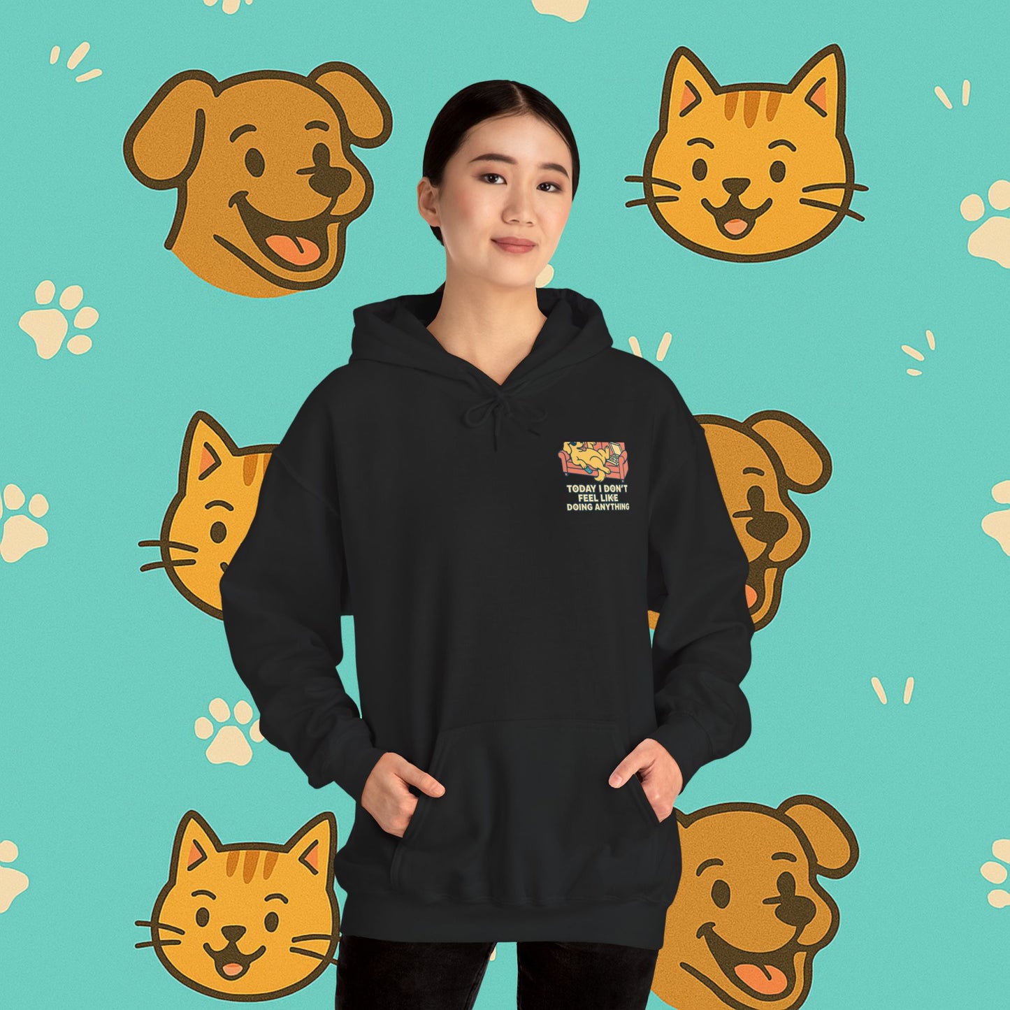 The Lazy Dog- Unisex Hoodie