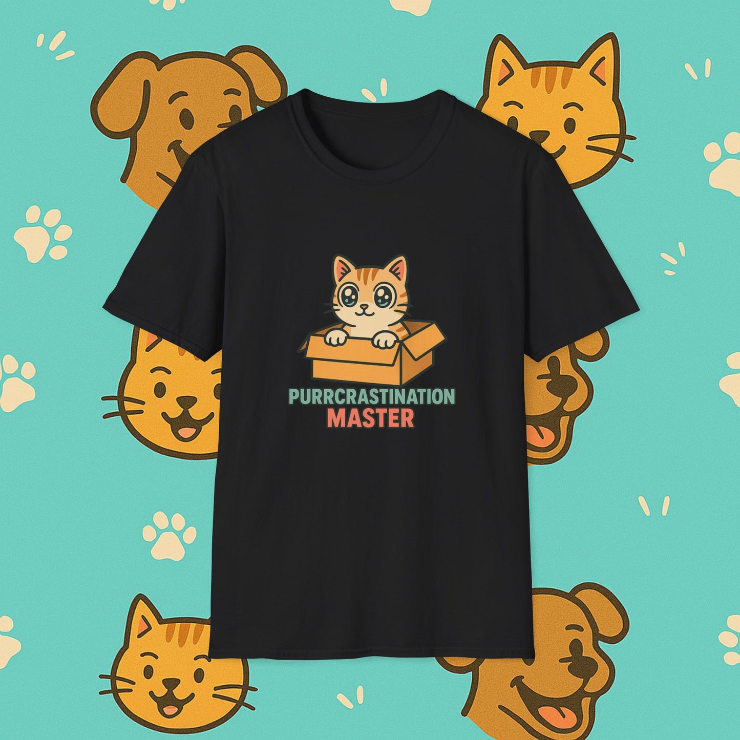 Purrcrastination Master- Unisex T-Shirt