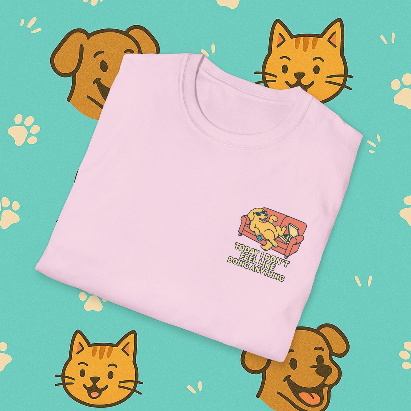 The Lazy Dog- Unisex T-Shirt
