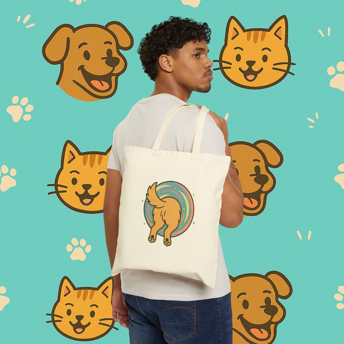 Portal Dog Tote Bag