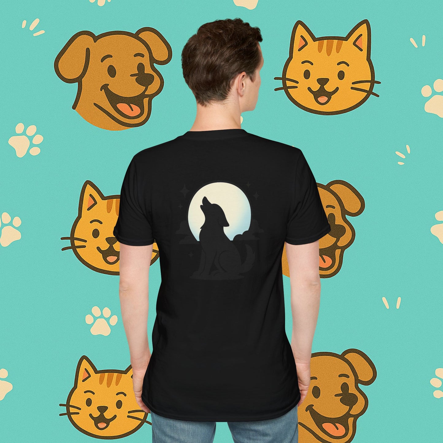 Night Sky- Unisex T-Shirt (Back Print)