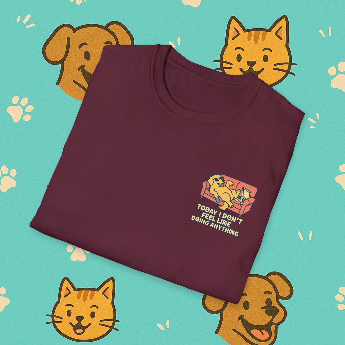 The Lazy Dog- Unisex T-Shirt