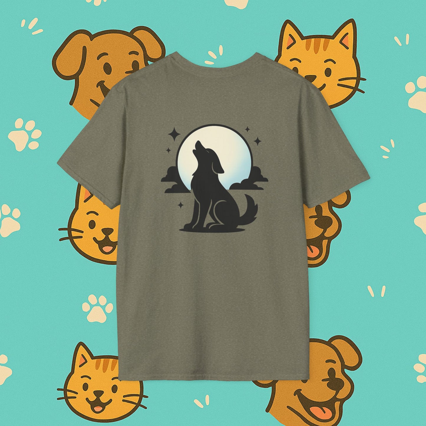 Night Sky- Unisex T-Shirt (Back Print)