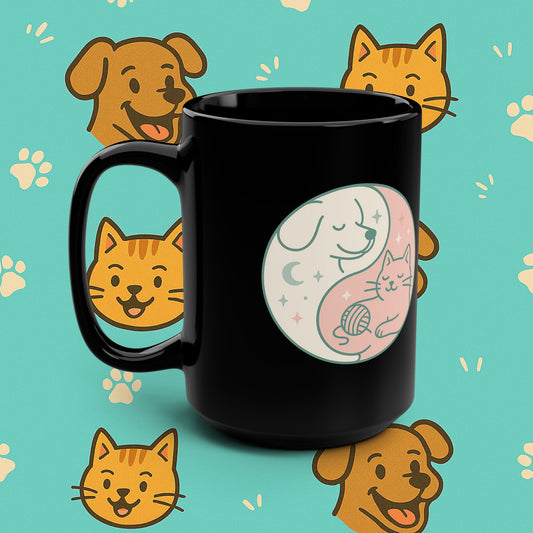 Yin & Paw: Balanced Pet Energy Coffee Mug