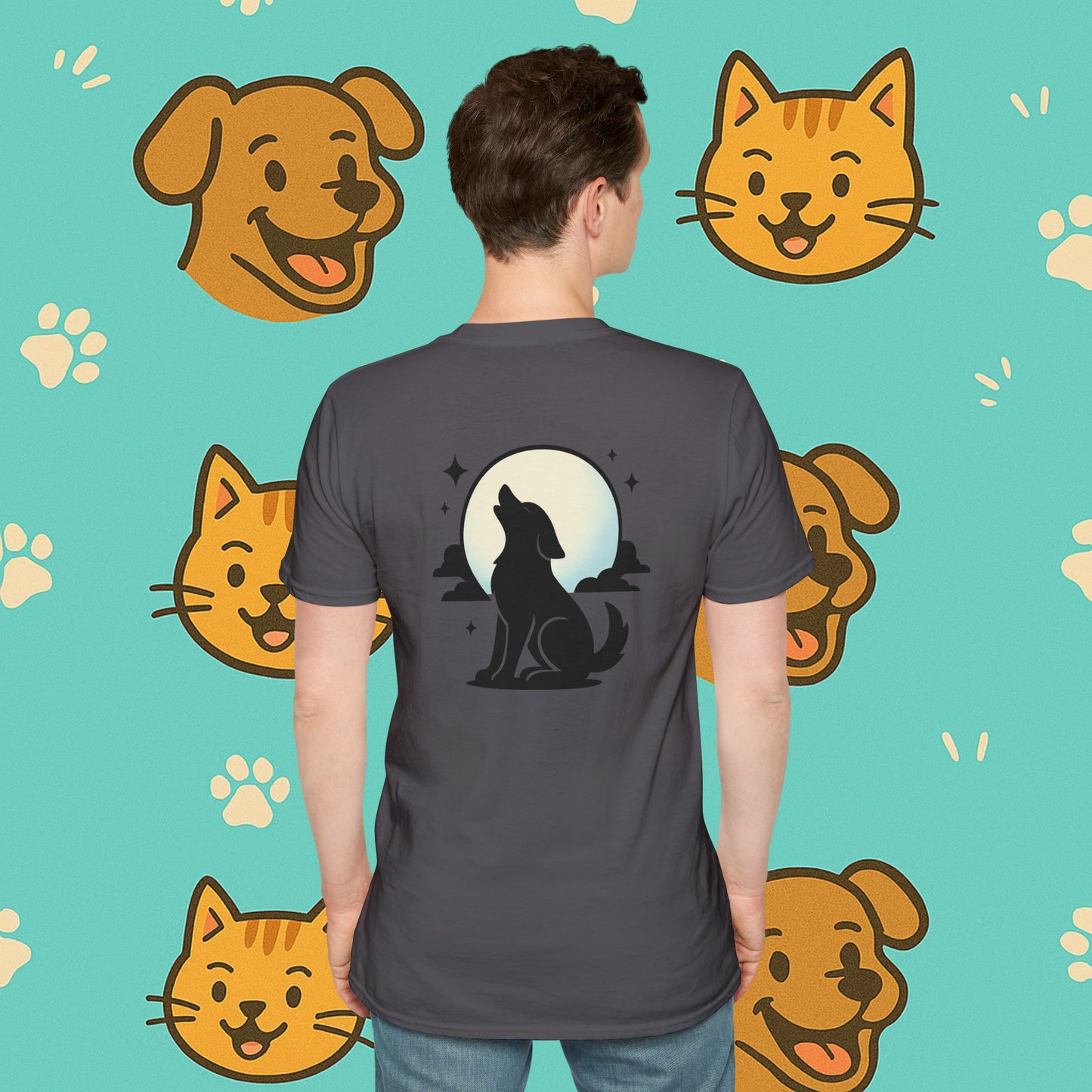 Night Sky- Unisex T-Shirt (Back Print)