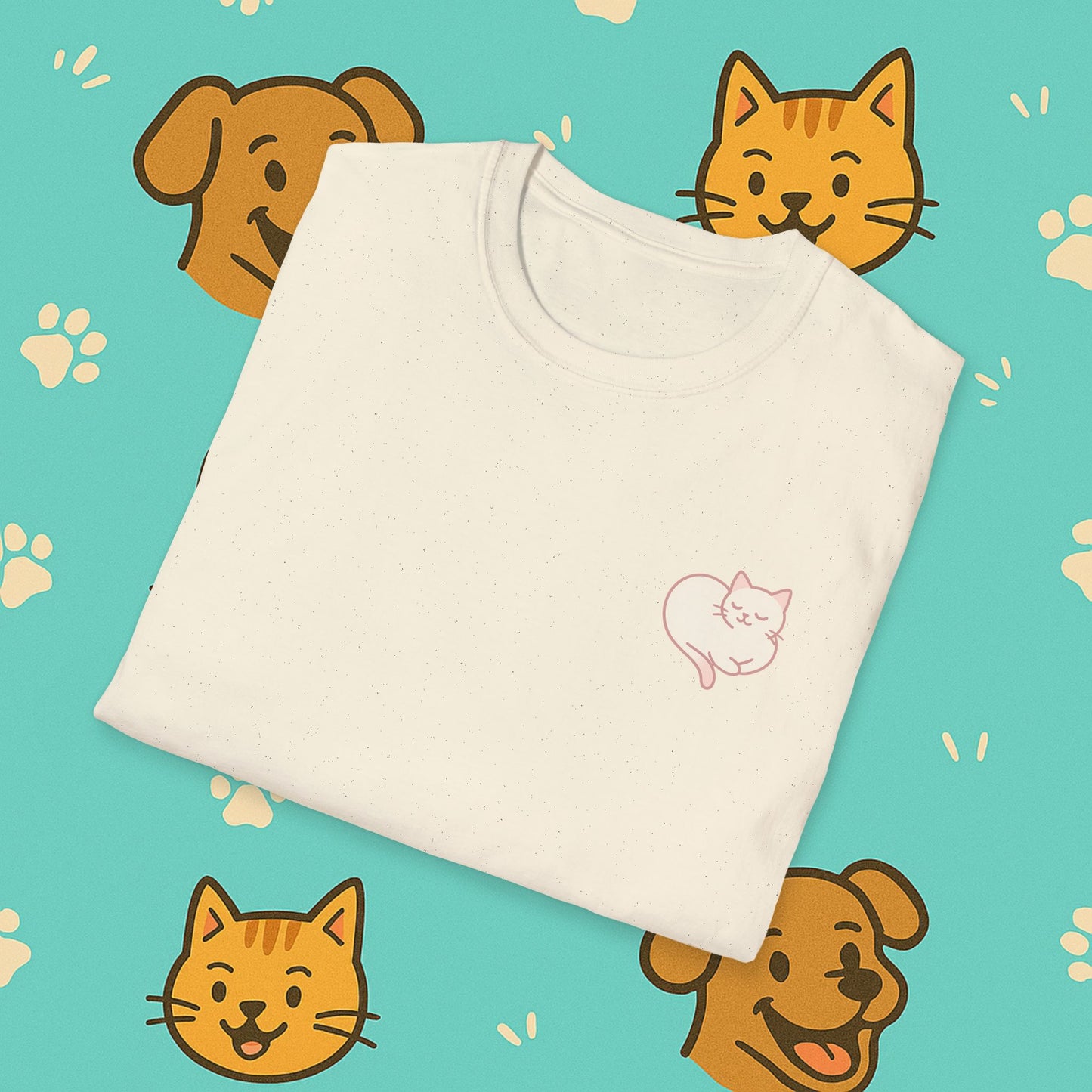 Peaceful Cat- Unisex T-Shirt