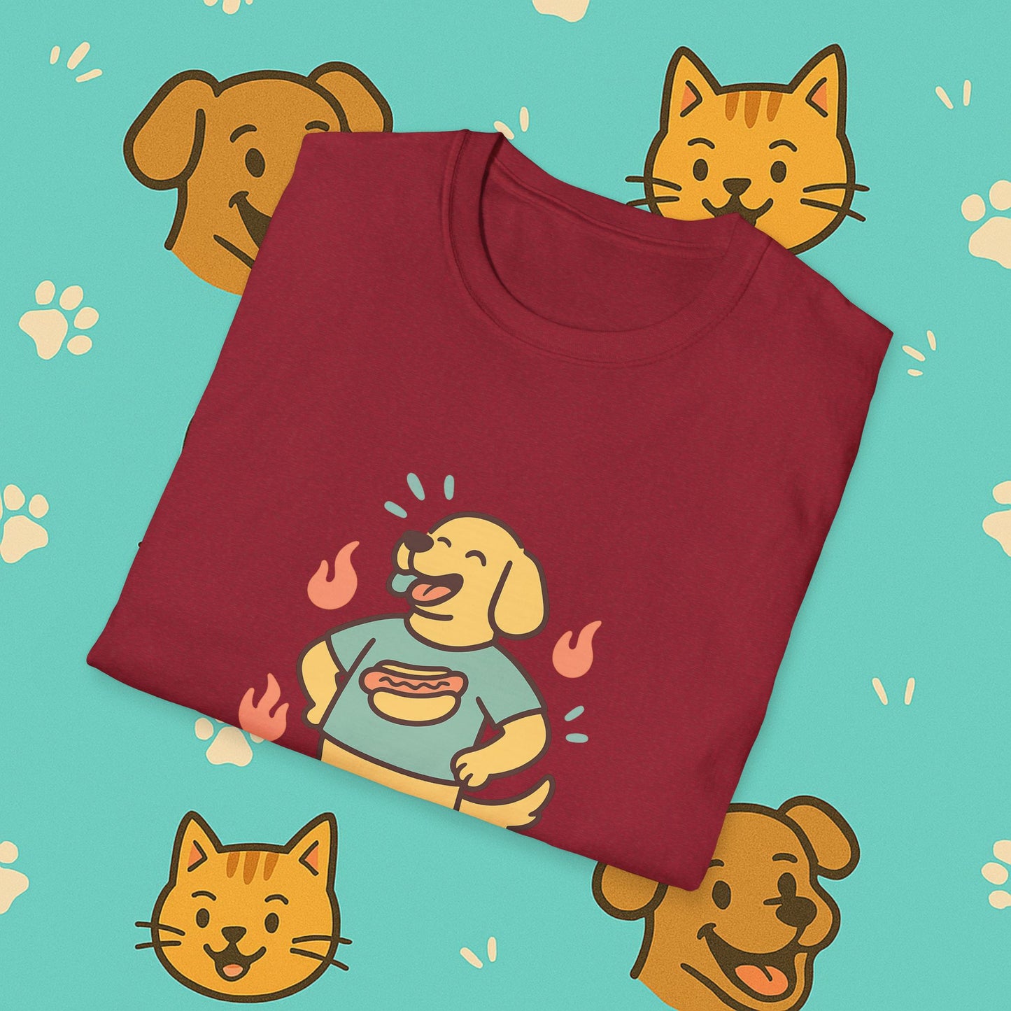 Hot Dog Energy- Unisex T-Shirt