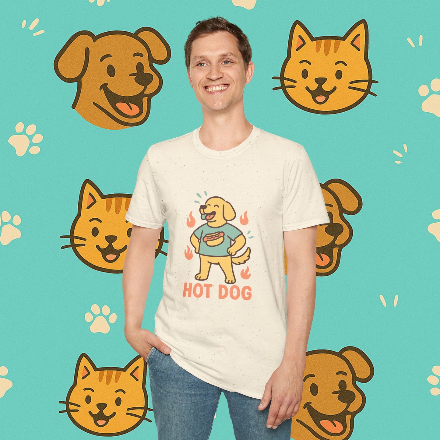 Hot Dog Energy- Unisex T-Shirt