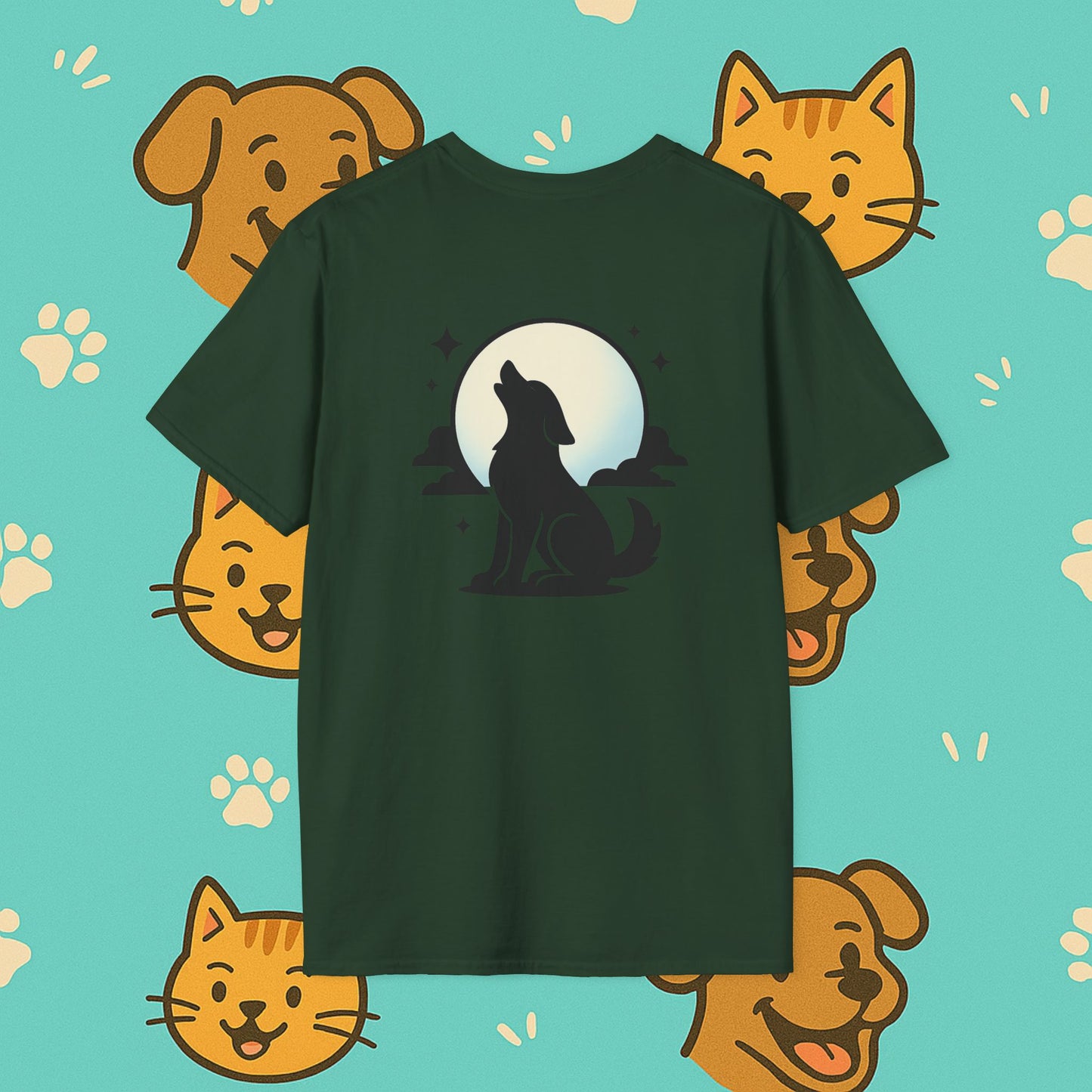 Night Sky- Unisex T-Shirt (Back Print)