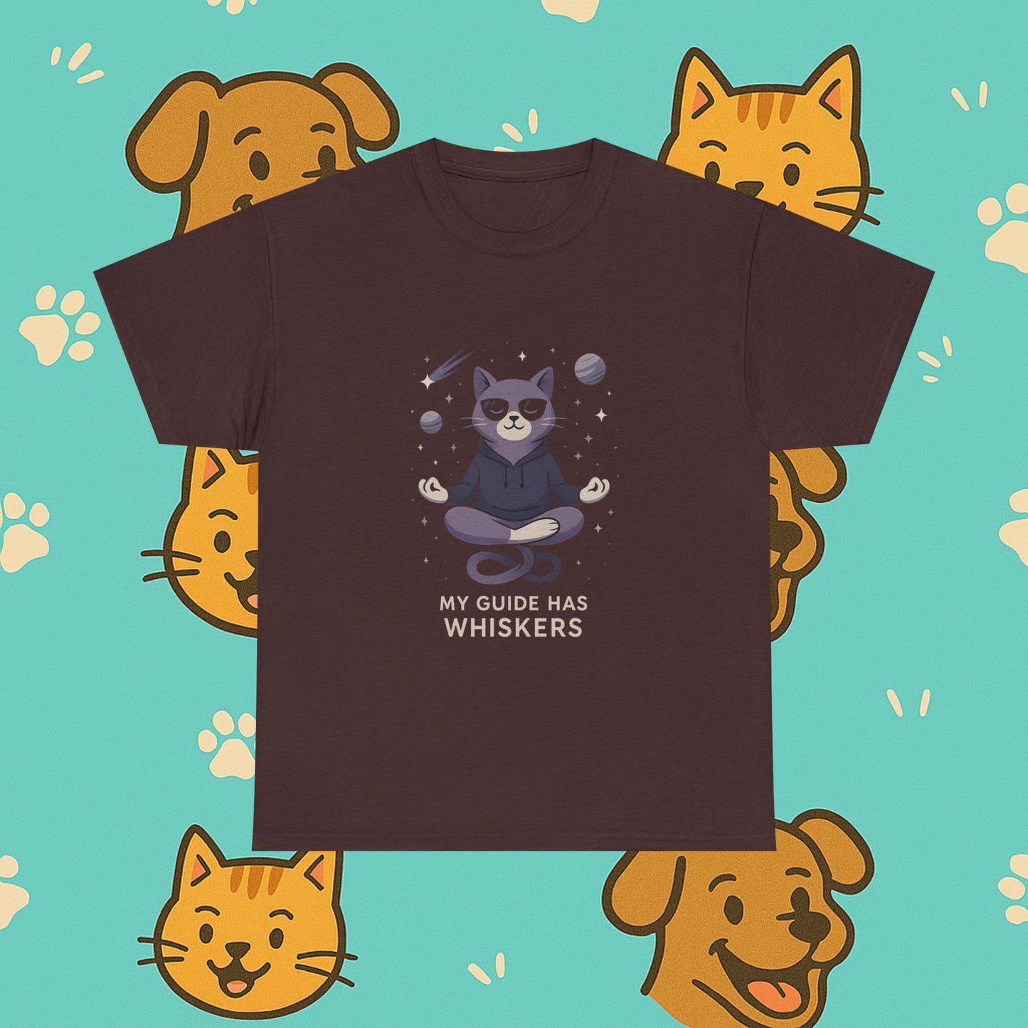 My Guide Has Whiskers- Unisex T-Shirt