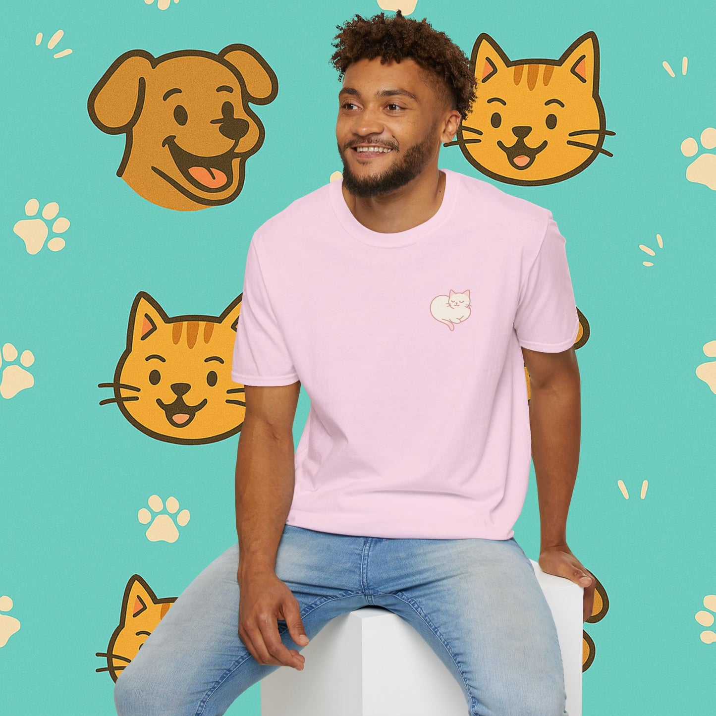 Peaceful Cat- Unisex T-Shirt