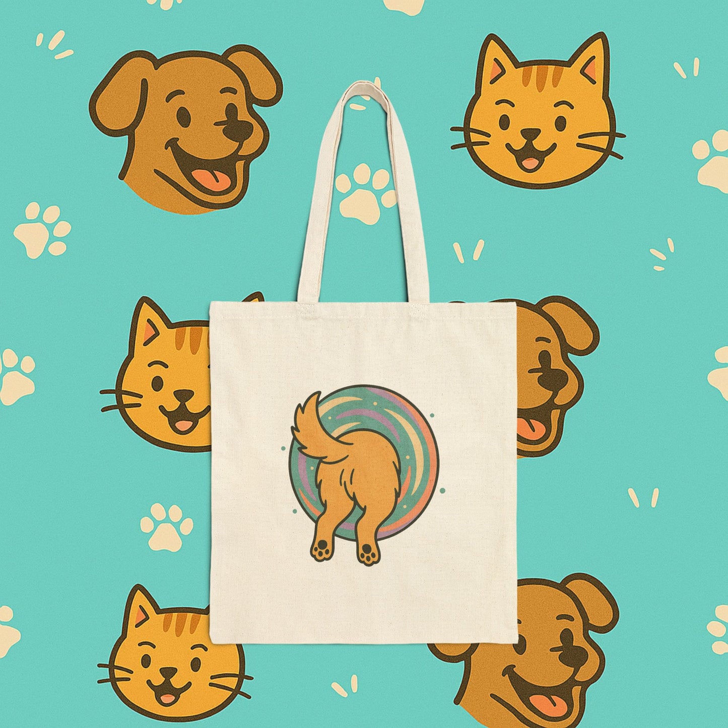 Portal Dog Tote Bag