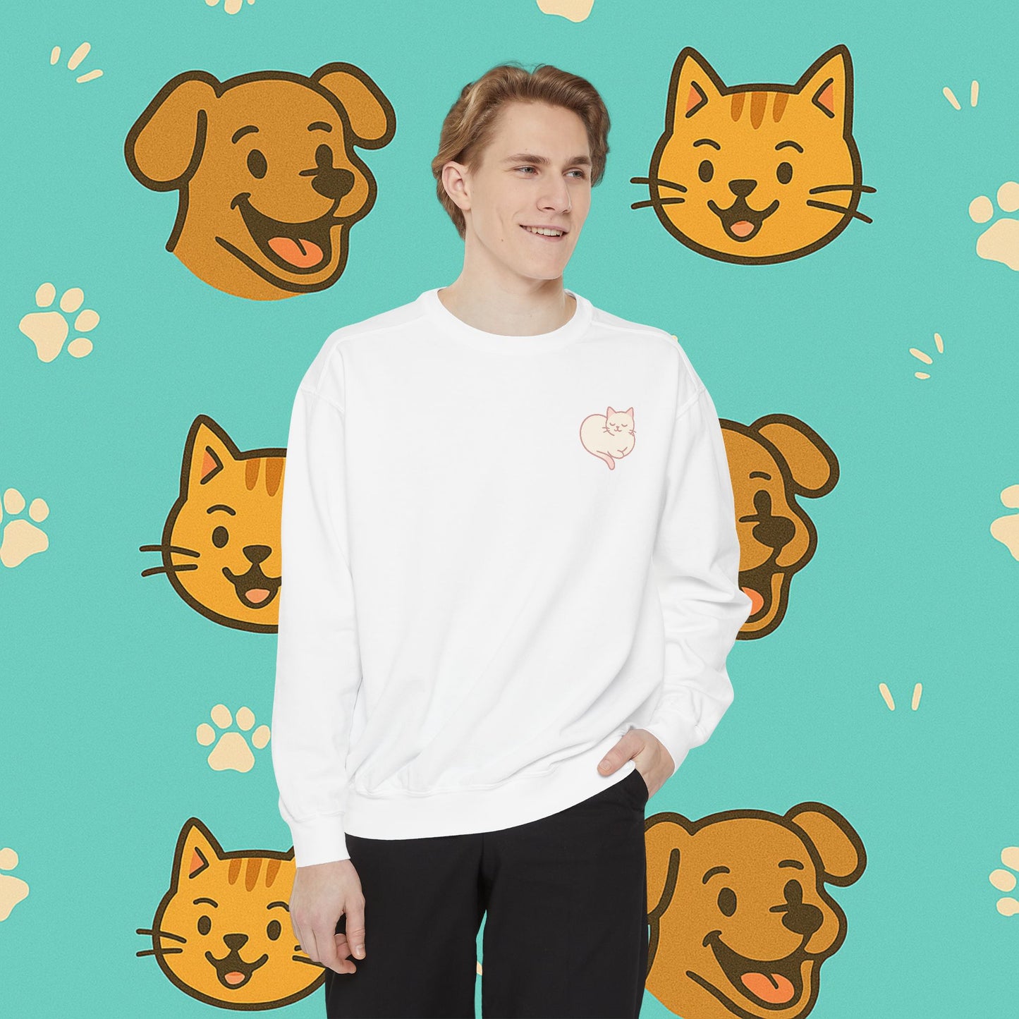 Peaceful Cat- Unisex Sweatshirt